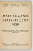 MAŁY Rocznik Statystyczny Rok 10: 1939.